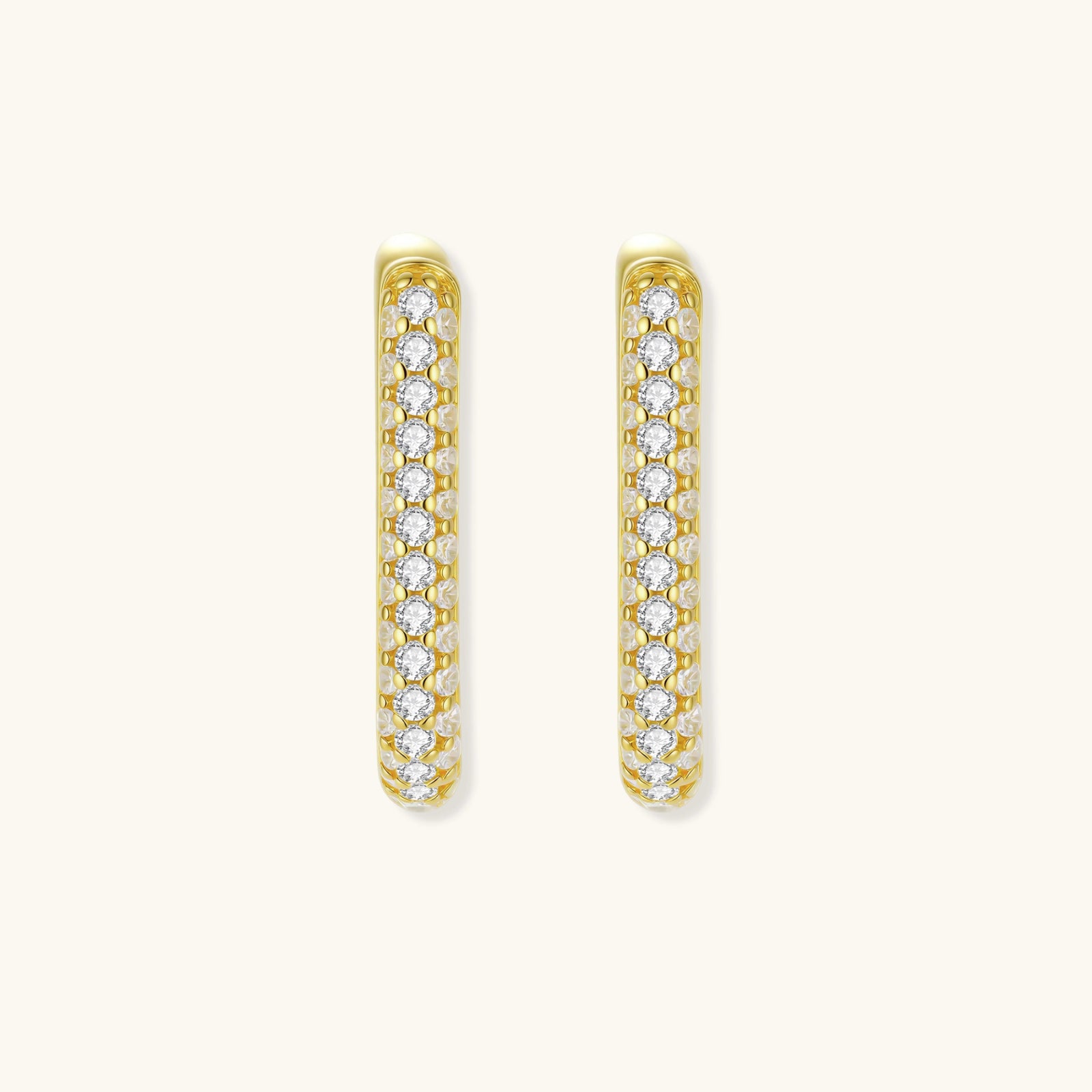 Boucles d'Oreilles Huggie Étoilées by Yoldine Paris
