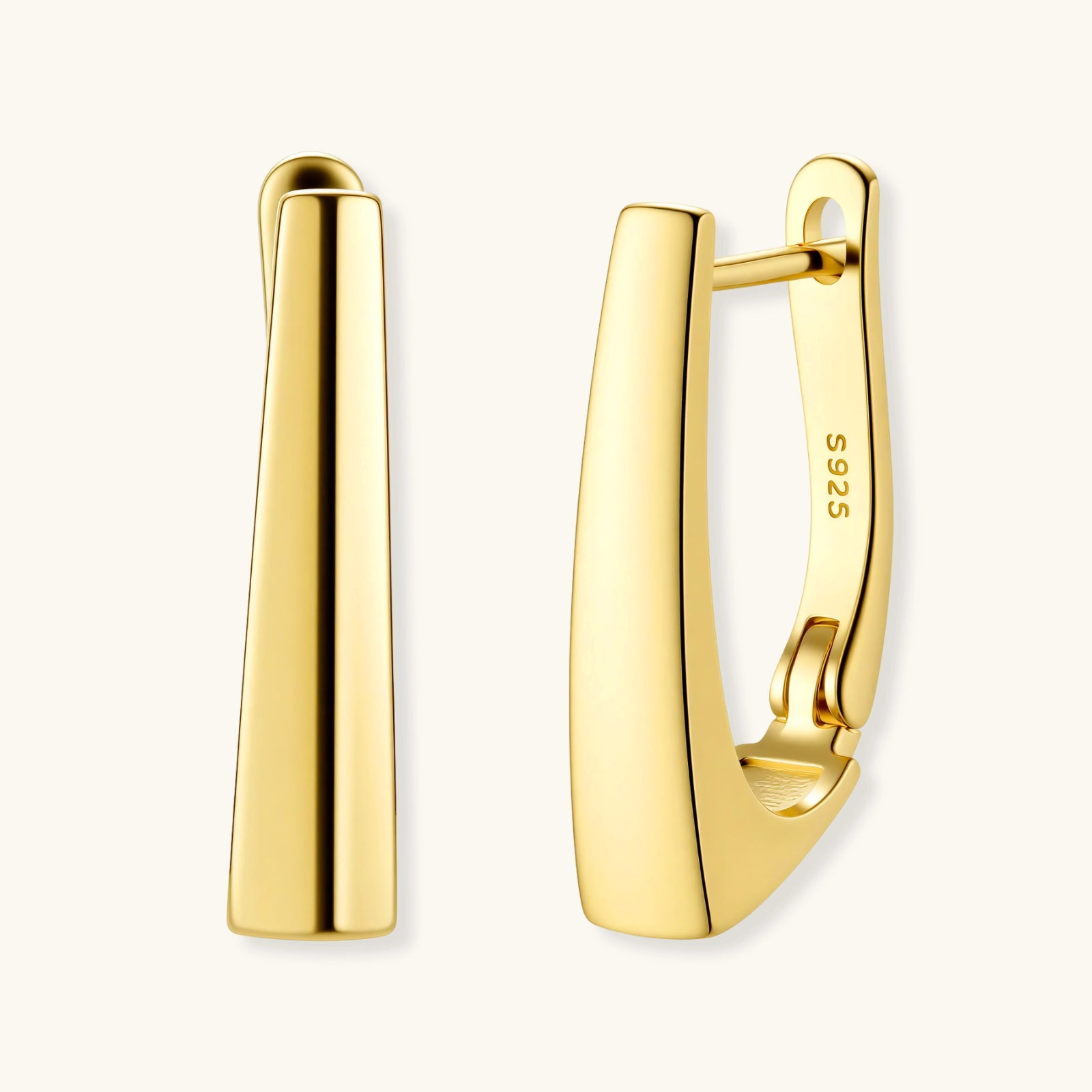 Boucles d'oreilles Huggie Heure Dorée by Yoldine Paris