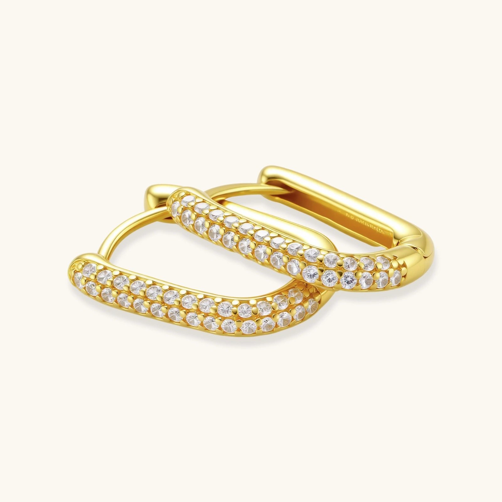 Boucles d'Oreilles Huggie Étoilées by Yoldine Paris