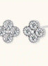 Puces Moissanite Quatrefeuille by Yoldine Paris