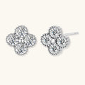 Puces Moissanite Quatrefeuille by Yoldine Paris