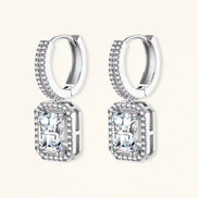 Pendants Moissanite Taille Émeraude by Yoldine Paris