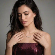 Parure Azure Curve by Yoldine Paris