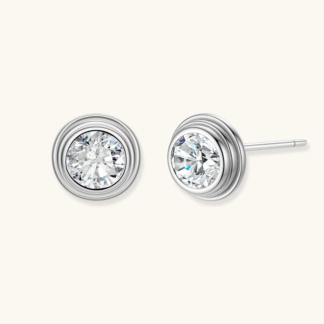 Boucles d'Oreilles Clous Orbit by Yoldine Paris