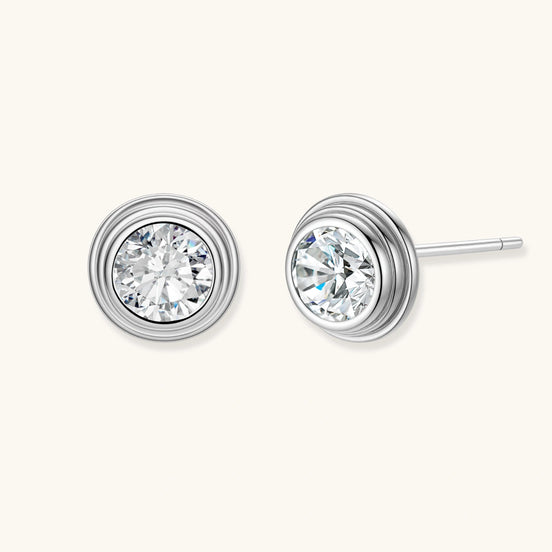 Boucles d'Oreilles Clous Orbit by Yoldine Paris
