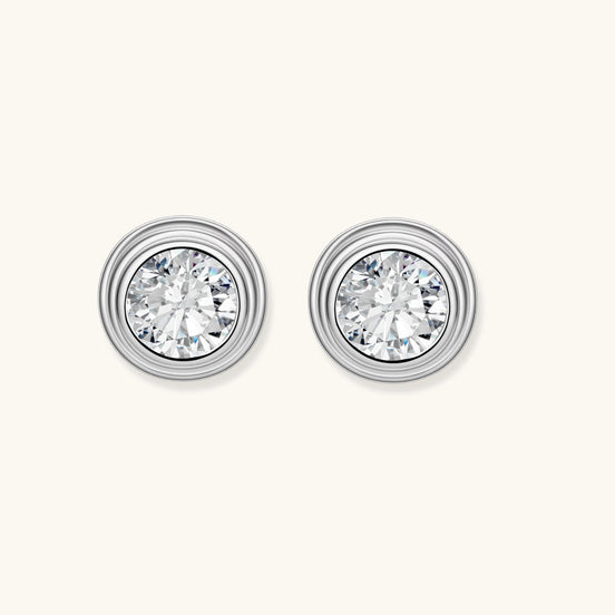 Boucles d'Oreilles Clous Orbit by Yoldine Paris
