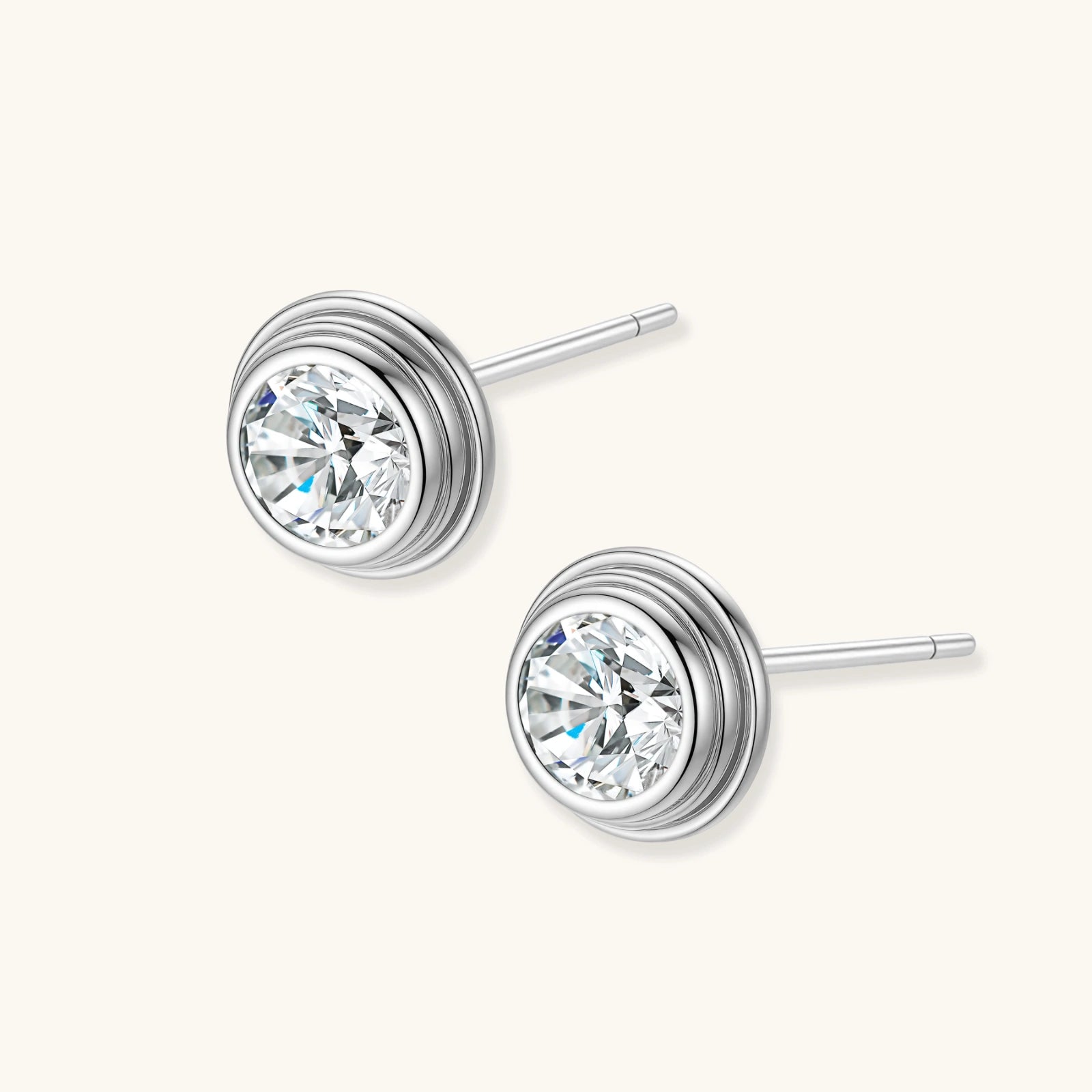 Boucles d'Oreilles Clous Orbit by Yoldine Paris