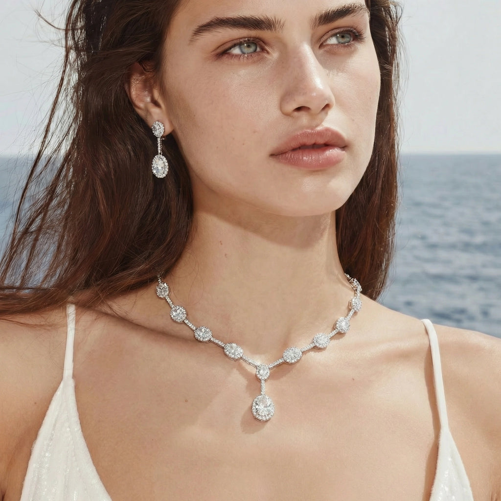 Parure Cascade Céleste by Yoldine Paris