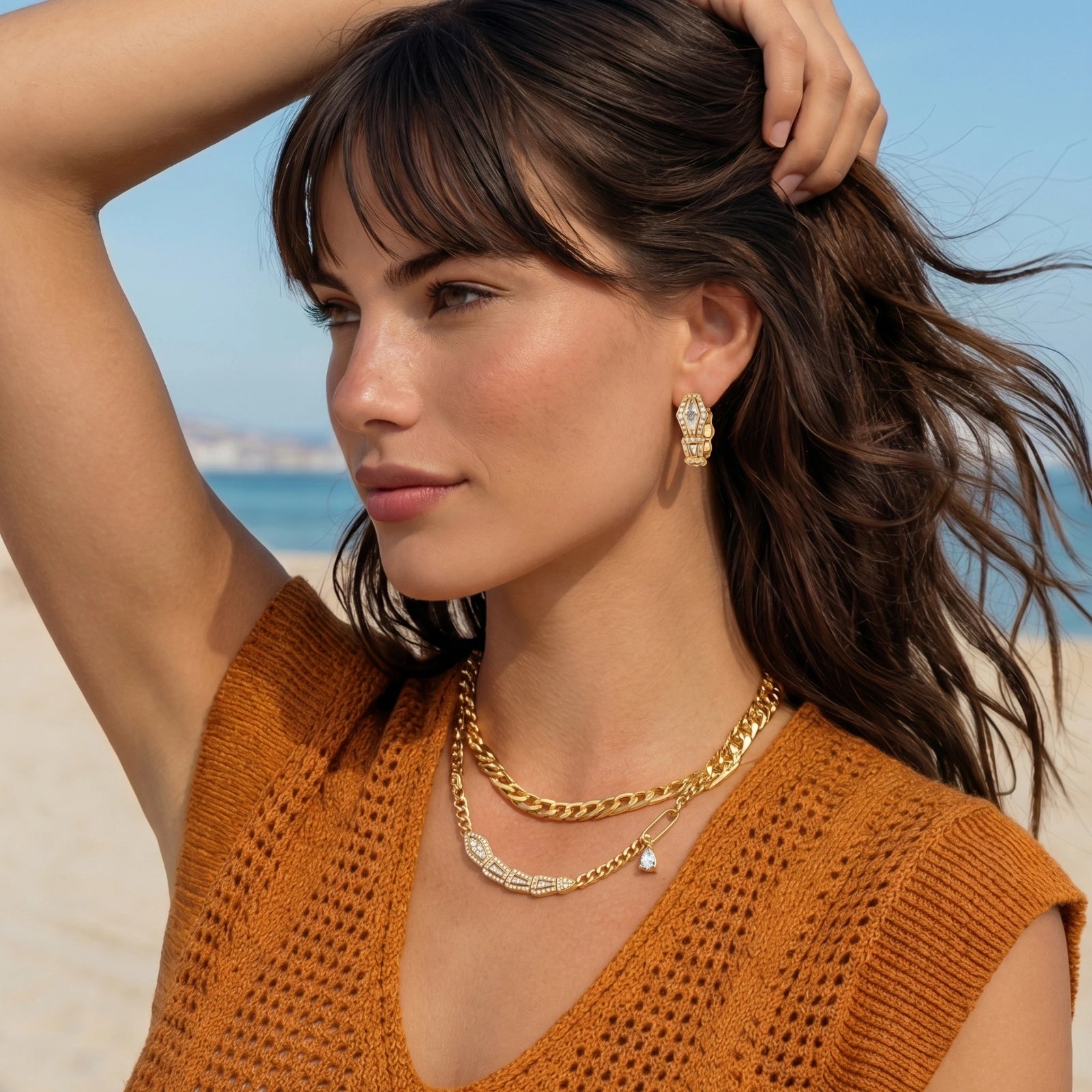 Ensemble Luxe Géométrique by Yoldine Paris