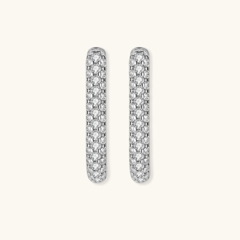 Créoles Huggie Étincelantes by Yoldine Paris