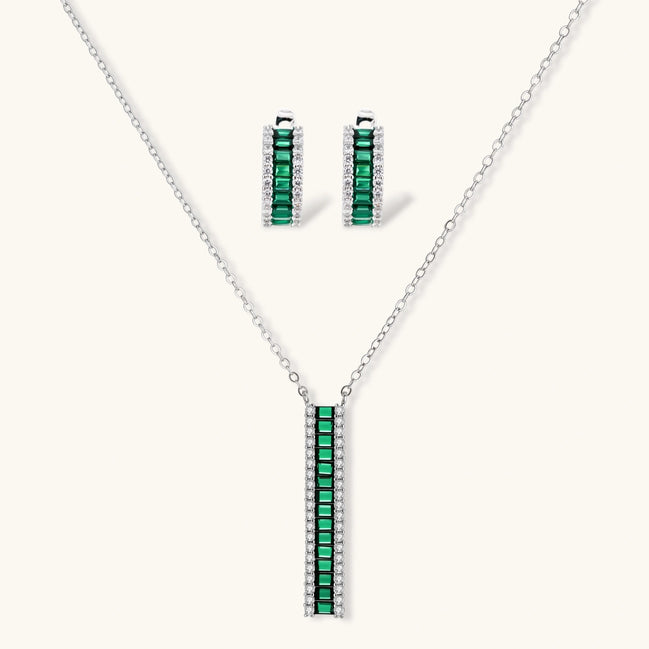 Parure Emerald Avenue by Yoldine Paris
