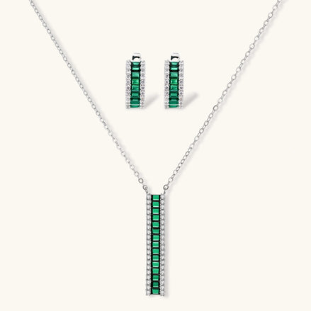 Parure Emerald Avenue by Yoldine Paris