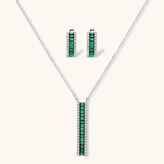 Parure Emerald Avenue by Yoldine Paris