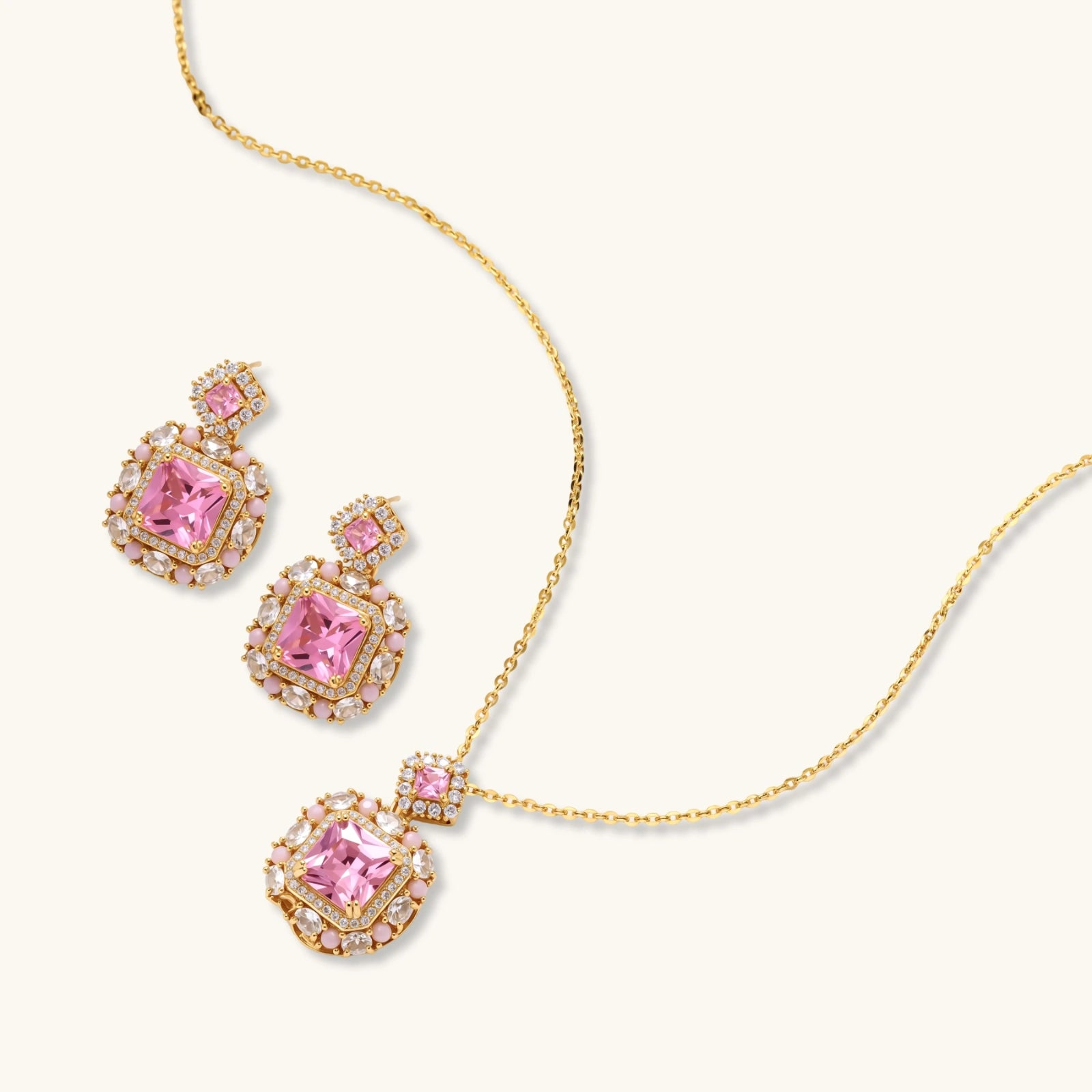 Parure Rose Empress by Yoldine Paris