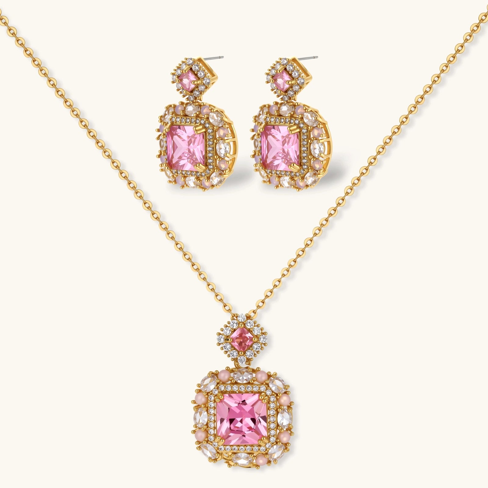 Parure Rose Empress by Yoldine Paris