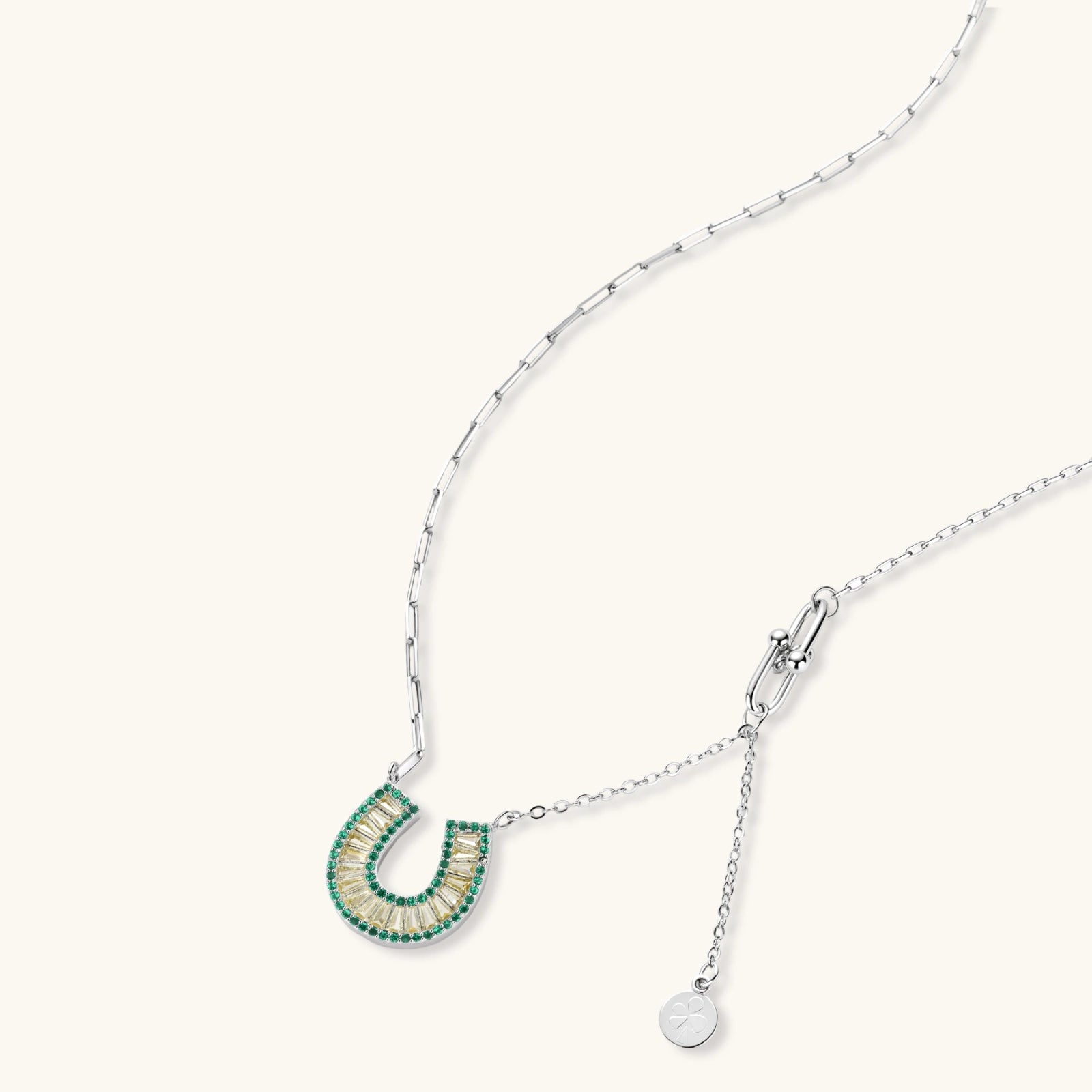 Ensemble Fer à Cheval Jade by Yoldine Paris