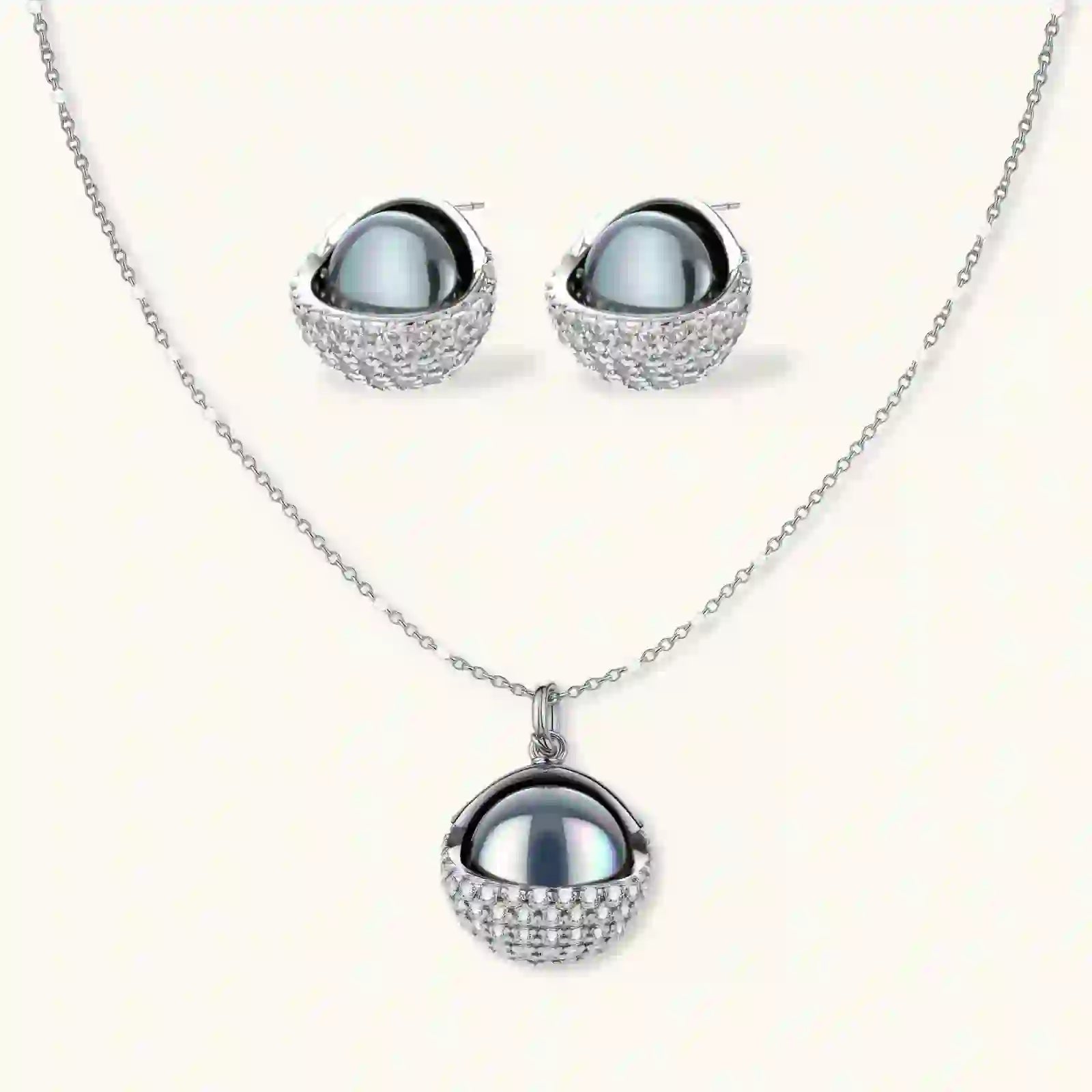 Parure de Bijoux Sphère Cosmique by Yoldine Paris
