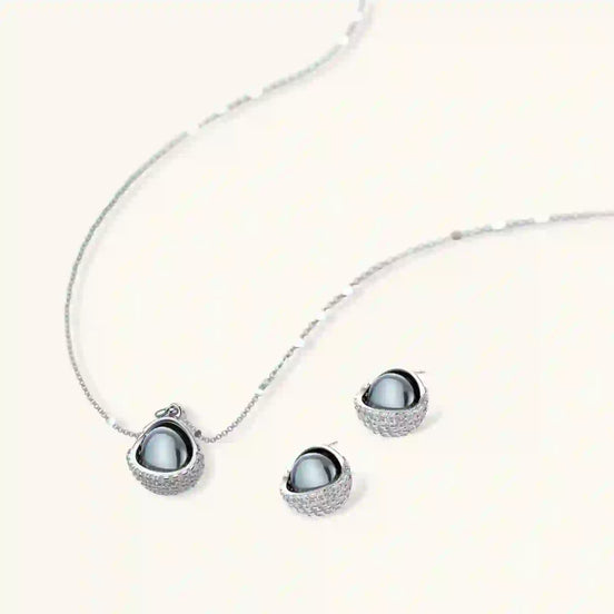 Parure de Bijoux Sphère Cosmique by Yoldine Paris
