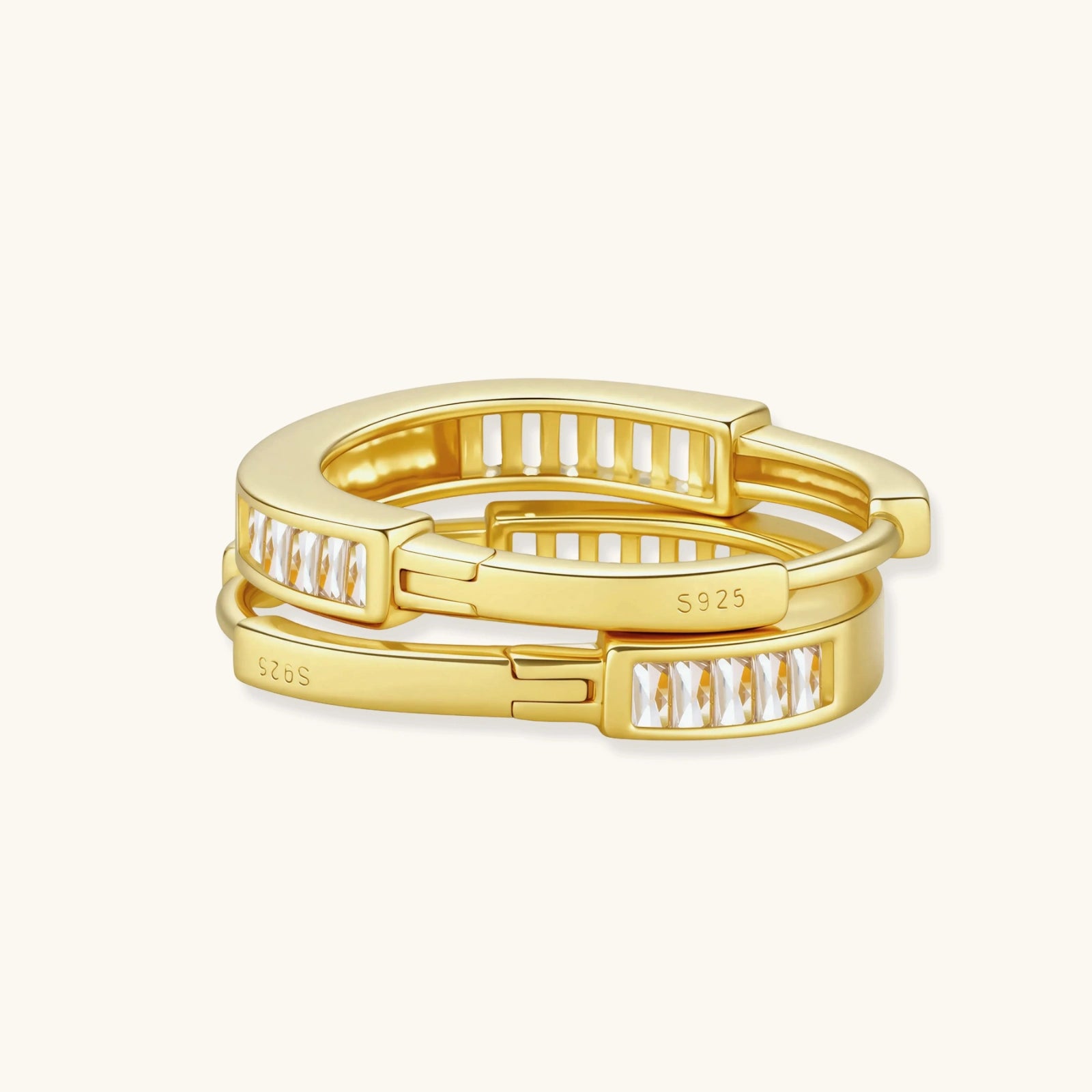 Créoles Huggie Golden Hour by Yoldine Paris