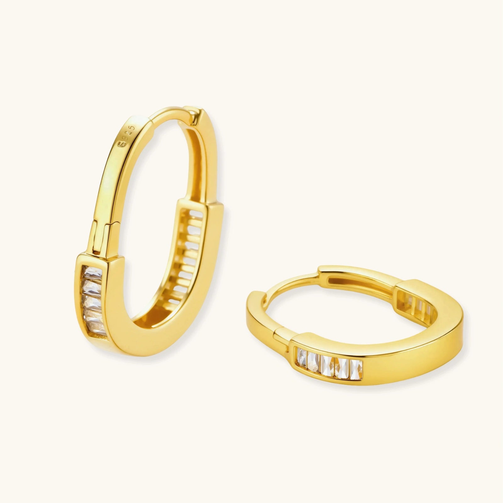Créoles Huggie Golden Hour by Yoldine Paris