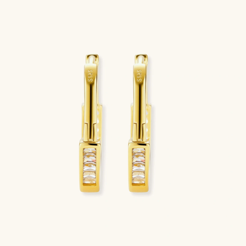 Créoles Huggie Golden Hour by Yoldine Paris