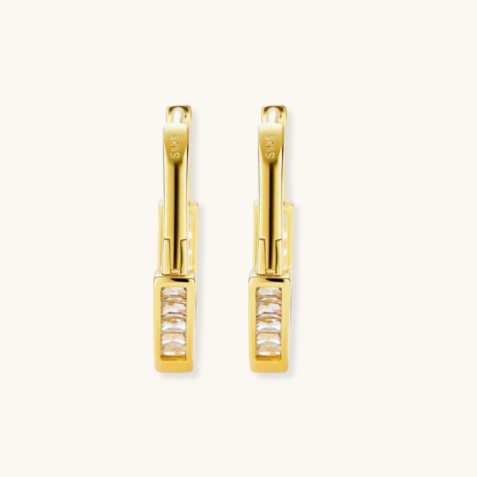 Créoles Huggie Golden Hour by Yoldine Paris