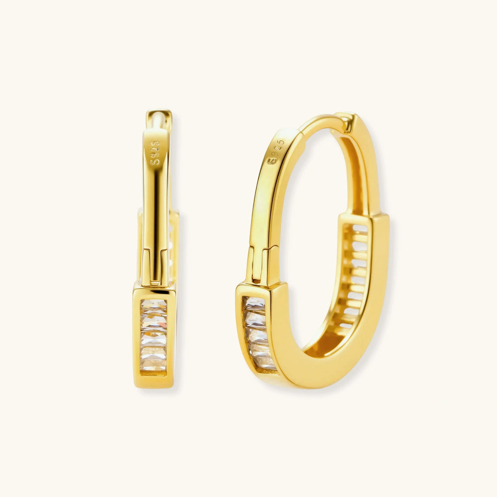 Créoles Huggie Golden Hour by Yoldine Paris