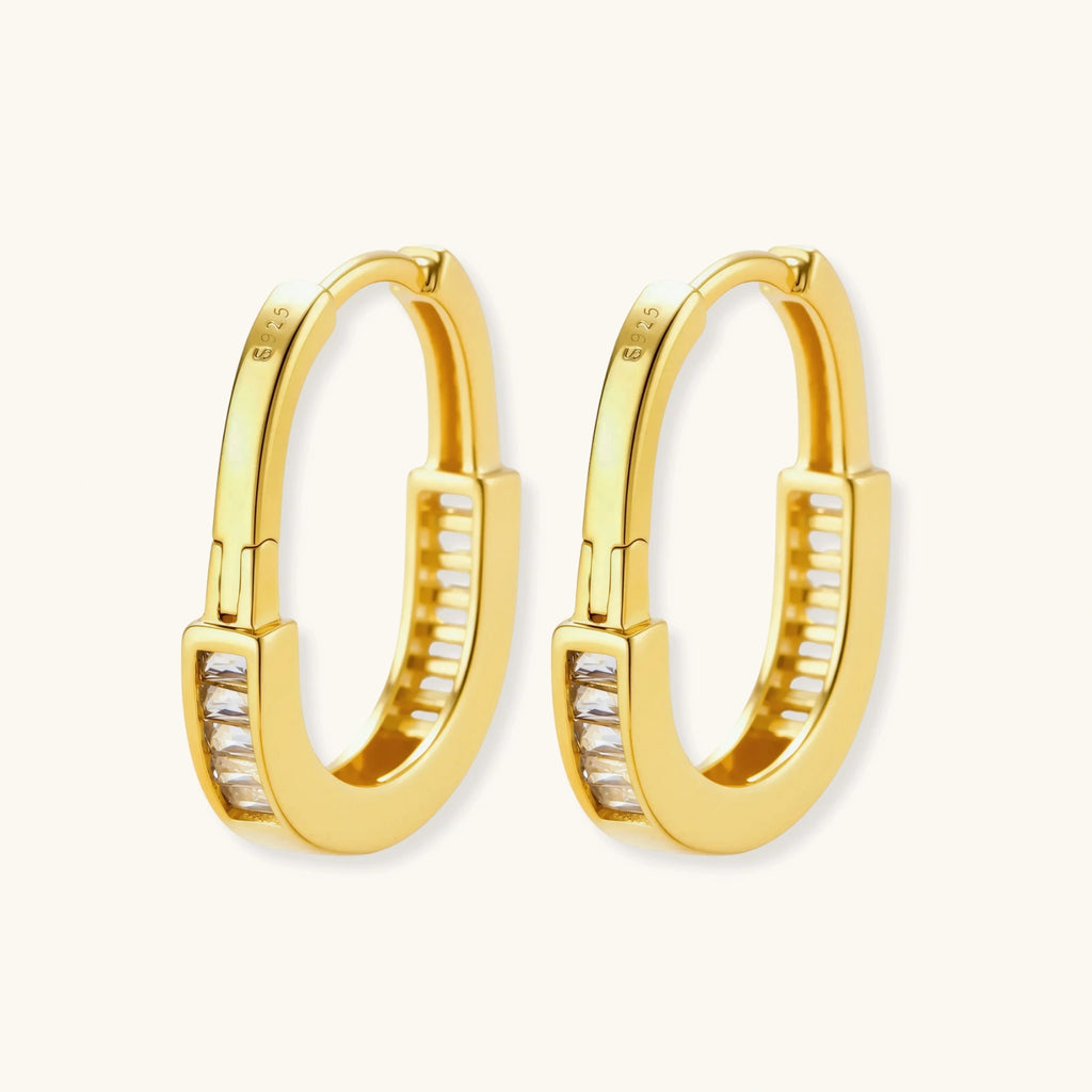 Créoles Huggie Golden Hour by Yoldine Paris