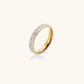 Double Sparkle Ring by Yoldine Paris