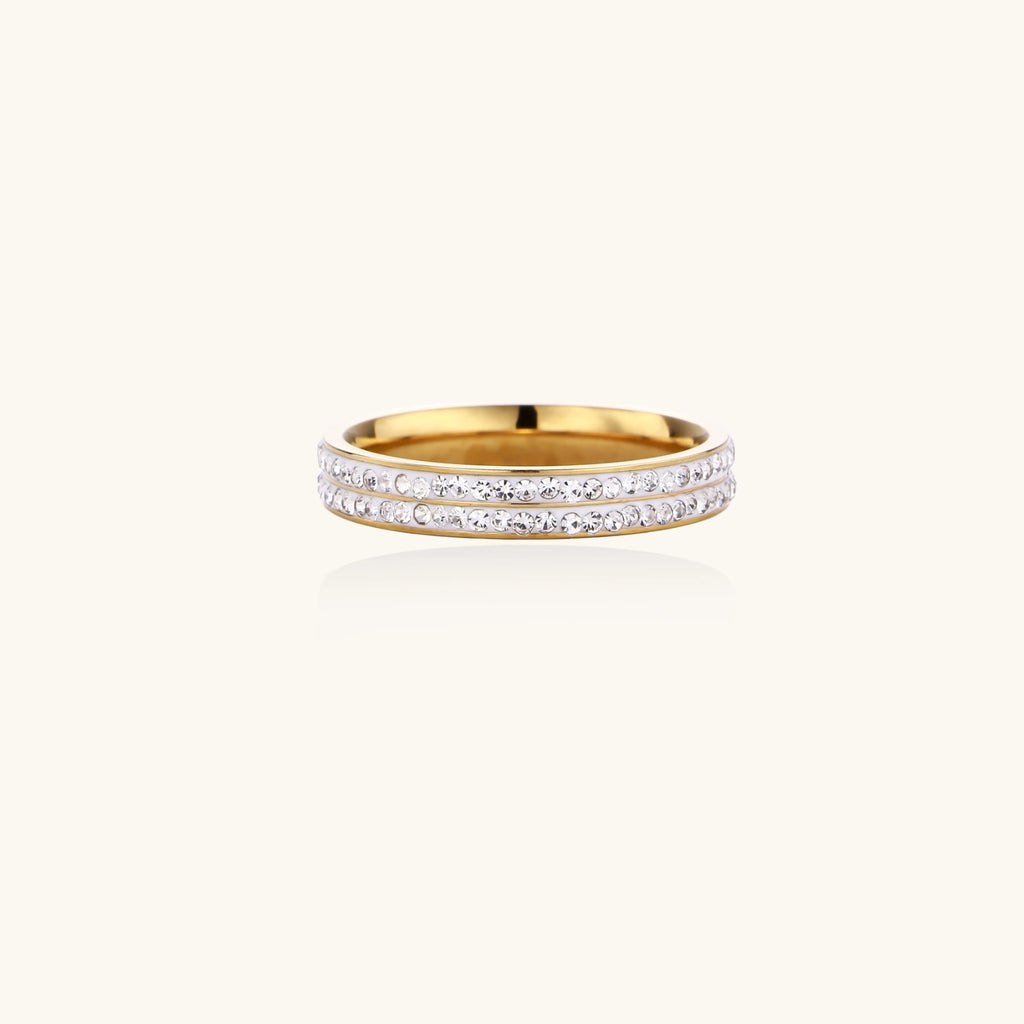 Double Sparkle Ring by Yoldine Paris