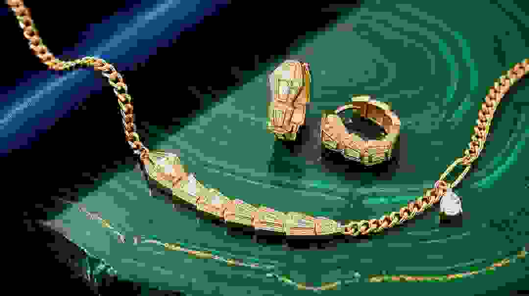 Ensemble Luxe Géométrique by Yoldine Paris