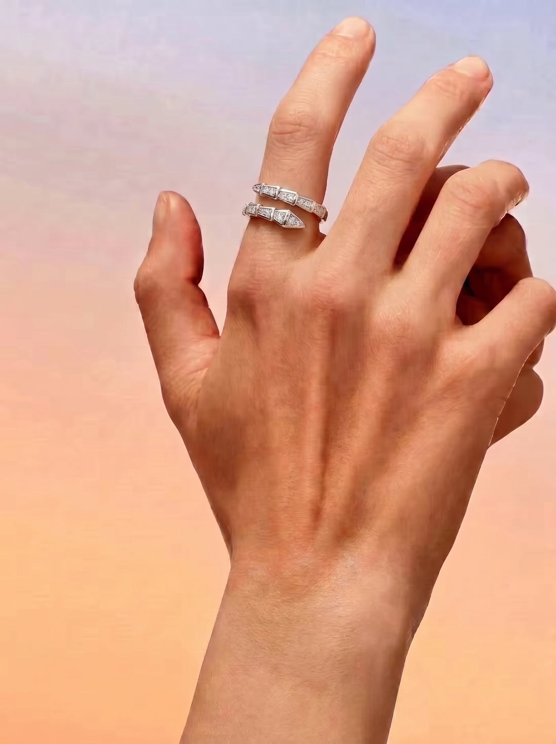 Bague serpenti argent 925 by Yoldine Paris