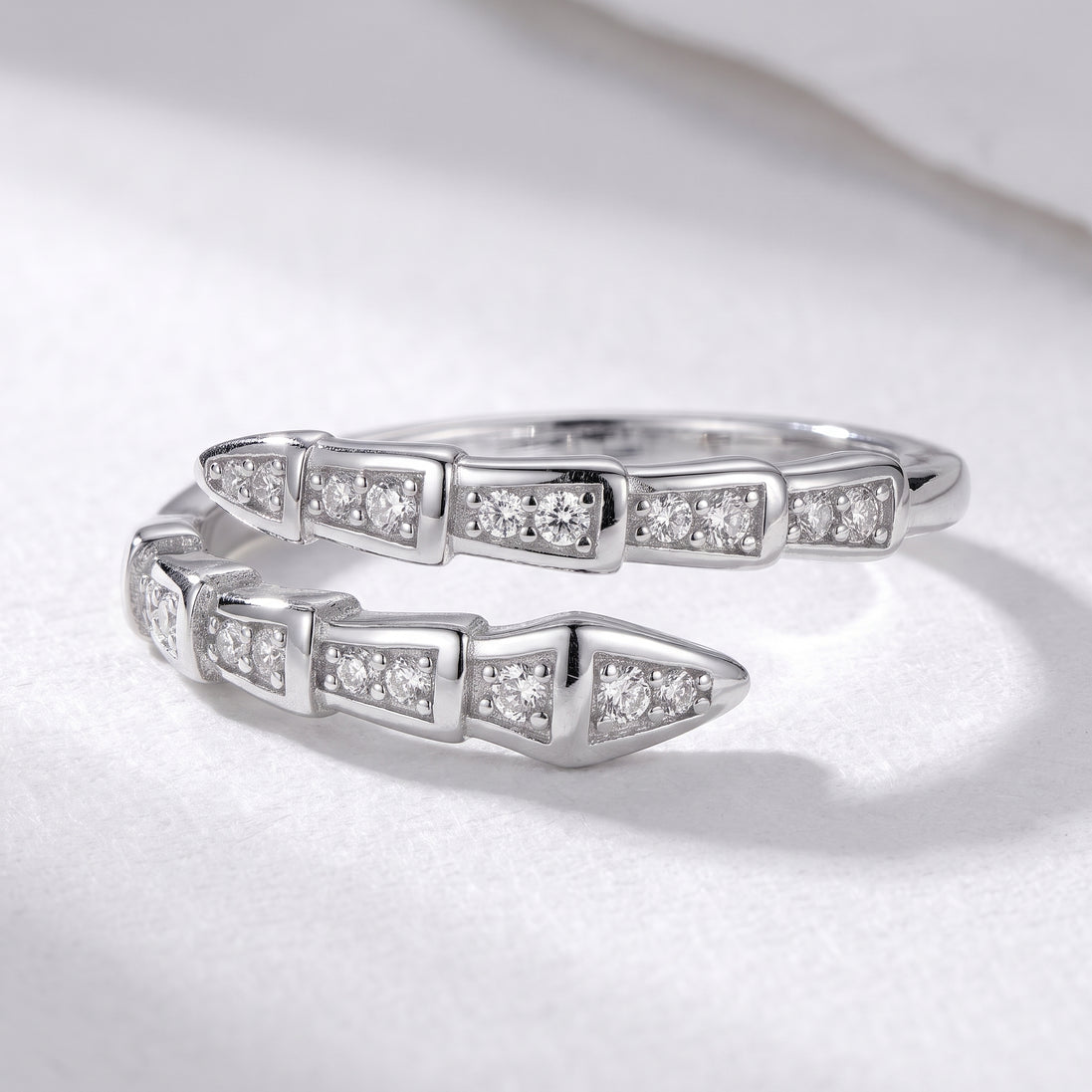Bague serpenti argent 925 by Yoldine Paris