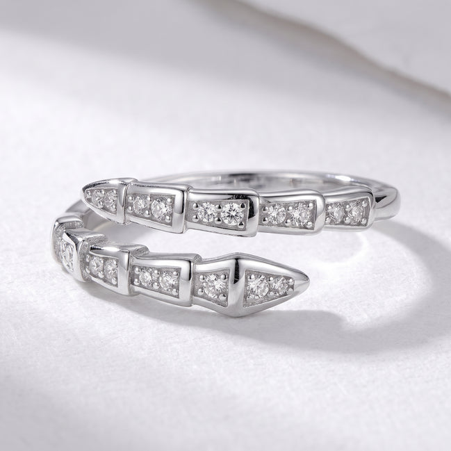 Bague serpenti argent 925 by Yoldine Paris
