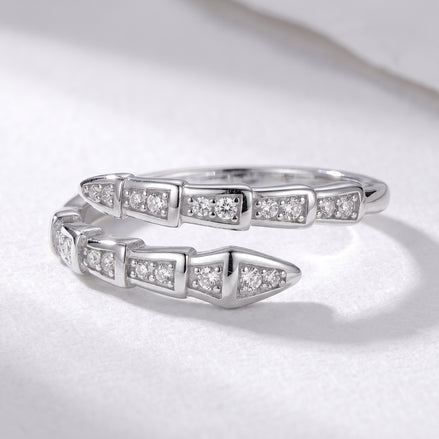 Bague serpenti argent 925 by Yoldine Paris